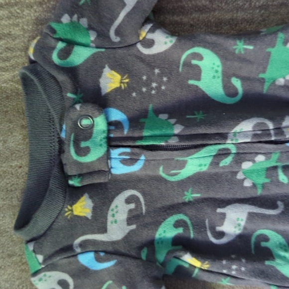 Carter's Preemie 2-Pack 2-Way Zip Cotton Footed Sleep and Plays - Picture 8 of 10